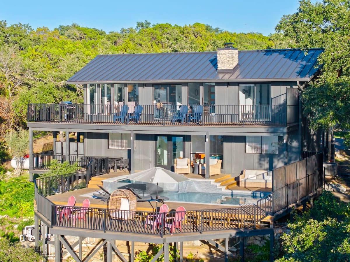 Atlantis On Lake Travis Pool Hot Tub Dock Villa Leander Dış mekan fotoğraf