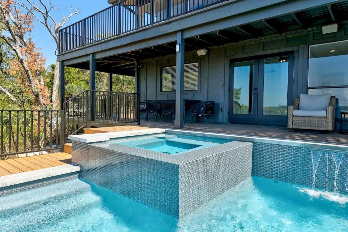 Atlantis On Lake Travis Pool Hot Tub Dock Villa Leander Dış mekan fotoğraf