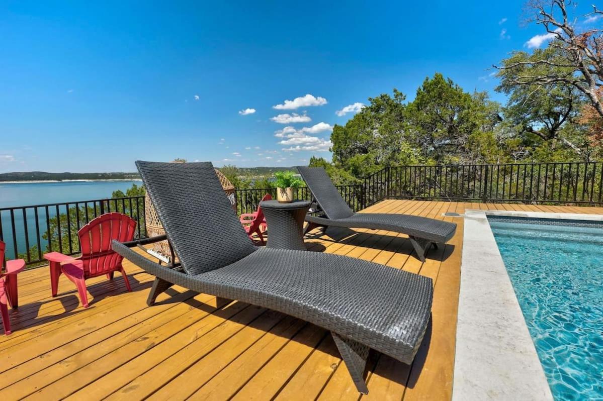 Atlantis On Lake Travis Pool Hot Tub Dock Villa Leander Dış mekan fotoğraf